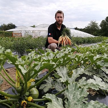 Maraîcher dans l’Aisne qui nous fournit les légumes